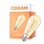 Osram Vintage 1906 LED E27 Edison Fadenlampe Gold 4.9W 470lm - 922 Extra Warmweiß | Höchste Farbwiedergabe - Dimmbar - Ersatz Für 40W