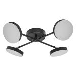 Ledvance LED Decor Spot Moon Stahl Schwarz 21W 1120lm - 830 Warmweiß | Kreuz