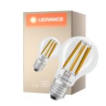 Ledvance LED Classic E27 Birne Fadenlampe Klar 5.7W 1055lm - 827 Extra Warmweiß | Ersatz Für 75W
