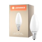 Ledvance Classic LED E14 Kerze Matt 5.9W 806lm - 827 Extra Warmweiß | Ersatz Für 60W