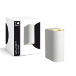 D'Lite Wandleuchte Vossem Weiß Up & Down | IP56 - Geeignet für 2x GU10 