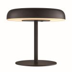 Nordlux Tischlampe Solar Elmer Akku Schwarz 2W 100lm - 830 Warmweiß | 3-Stufen Dimmbar 