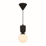 Nordlux Sadie Pendelleuchte Composite Schwarz | Geeignet für 1x E14