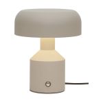 It's about RoMi Tischlampe Porto Eisen Sanded | Geeignet für 1x E27 