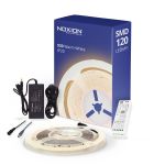 Noxion LED-Streifen Naga 5 Meter Komplettset - Smart Wifi - 24V - 120LEDs/m - 9.6W/m - 930 Warmweiß | 8mm - IP20 - Höchste Farbwiedergabe - SMD2835