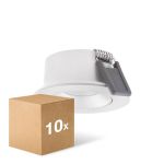 Mehrfachpackung 10x Ledvance LED-Spot Air Adjust Aluminium Weiß 4W 320lm 36D - 930 Warmweiß | Ausschnitt 68mm - IP23 - Höchste Farbwiedergabe - Dimmbar