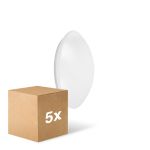 Mehrfachpackung 5x Ledvance Surface rund 250 13W 840 960lm Weiß IP44 | Kaltweiß