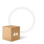 Mehrfachpackung 4x Osram LED Röhre T9 Value Rund (EM/Mains) 24W 2900lm - 840 Kaltweiß | Ersatz Für 40W