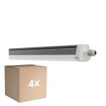 Mehrfachpackung 4x Ledvance Wasserdicht Deckenleuchte Feuchtigkeitsdicht FLEX Durchgangsverdrahtung 42W 6900lm - 865 Tageslichtweiß | 150cm - Ersatz Für 2x58W