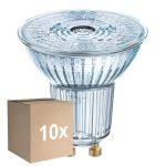 Mehrfachpackung 10x Osram Parathom LED GU10 Spot Klar 3.4W 230lm - 927 Extra Warmweiß | Dimmbar - Höchste Farbwiedergabe - Ersatz für 35W