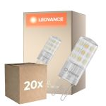 Mehrfachpackung 20x Ledvance LED Pin G9 Klar 4.9W 806lm - 840 Kaltweiß | Ersatz Für 60W