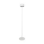 Eglo Stehlampe Roccanova-L Solar Stahl Weiß 2W 270lm - 830 Warmweiß | IP44 - Berührungsdimmbar - USB-C