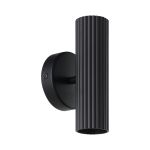 Eglo Wandleuchte Portillo Stahl Schwarz Up & Down | Geeignet für 2x GU10