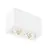 SLV Triledo Doppelt Deckenleuchte Aluminium Weiß 14W 1300lm 38D - 830 Warmweiß