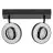 Ledvance LED Decor Spot Saturn Plastik Schwarz 21W 440lm - 830-842-865 CCT