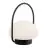 Nordlux Tischlampe Sponge Akku Schwarz 4.8W 300lm - 827 Extra Warmweiß | 3-Stufen Dimmbar