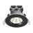 Mehrfachpackung 3x Nordlux Downlight Fremont Metall Schwarz 4.5W 345lm 36D - 827 Extra Warmweiß | 85mm - IP65 - Dimmbar