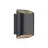 Nordlux Nico 22 Wandleuchte Schwarz IP54 | Geeignet für 4x GU10