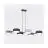 Emibig Pendelleuchte Drumz Stahl Schwarz | Geeignet für 6x E14 - Max 10W