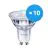 Mehrfachpackung 10x Philips Corepro LED Spot GU10 PAR16 4W 345lm 36D - 830 Warmweiß | Dimmbar - Ersatz für 50W