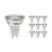 Mehrfachpackung 10x Noxion Lucent LED-Spot GU10 PAR16 4.8W 450lm 36D - 840 Kaltweiß | Ersatz für 65W