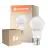 Mehrfachpackung 6x Ledvance Performance LED Glühbirne B22d Birne Matt 8.5W 806lm - 827 Extra Warmweiß | Ersatz für 60W