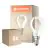 Mehrfachpackung 6x Osram Classic LED E14 Kugel Fadenlampe Klar 5.9W 806lm - 827 Extra Warmweiß | Dimmbar - Ersatz Für 60W