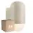 Mehrfachpackung 6x Nordlux Heka Wandleuchte Aluminium Sanded |IP54 - Geeignet für E27