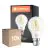 Mehrfachpackung 10x Ledvance Classic Performance LED Glühbirne B22d Birne Fadenlampe Klar 4W 470lm - 827 Extra Warmweiß | Ersatz für 40W