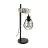 Eglo Tischlampe Townshend 5 Stahl Holz Schwarz | IP20 - Geeignet für 1x E27 