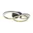 Eglo Deckenleuchte Calliera Stahl Schwarz Gold 20W 2500lm - 840 Kaltweiß | IP20 - Dimmbar 