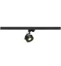SLV Schienenstrahler Kalu 3-Phasen Aluminium Schwarz Rund 13W 970lm 35D - 830 Warmweiß | Dimmbar 