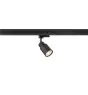 SLV Schienenstrahler Puri 2.0 3-Phasen Aluminium Schwarz | Geeignet für 1x GU10 - Dimmbar
