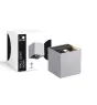 D'Lite Wandleuchte Nova Silber Up & Down 4.9W 480lm - 830 Warmweiß | IP54 - Verstellbarer Abstrahlwinkel