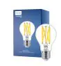 Philips Master LED E27 Birne Fadenlampe Klar 10.5W 1521lm - 922-927 Dim To Warm | Höchste Farbwiedergabe - Dimmbar - Ersatz Für 100W