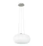 Eglo Pendelleuchte Optica Stahl Satin-Nickel | Geeignet für 2x E27