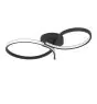Eglo Deckenleuchte Serpins Stahl Schwarz 21W 2500lm - 830 Warmweiß