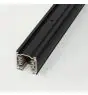3-Phasen Schienensystem - 1m - Schwarz