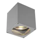 SLV Big Theo Decke Spot Aluminium Grau | Außenbeleuchtung - IP44 - Geeignet für 1x GU10 Max. 75W - Dimmbar