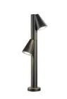 SLV T-Röhre Aluminium Schwarz | Geeignet für 2x GU10