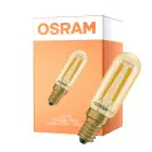 Osram Vintage 1906 LED Special Shapes E14 Tubular Messing 4.8W 470lm - 822 Extra Warmweiß | Dimmbar - Ersatz Für 40W