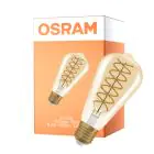 Osram Vintage 1906 LED E27 Edison Fadenlampe Gold 8.8W 806lm - 824 Extra Warmweiß | Dimmbar - Ersatz Für 60W