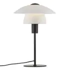 Nordlux Tischlampe Verona Glas Schwarz | Geeignet für 1x E27