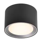 Nordlux Decke Spot Landon 8 Metall Schwarz 6.5W 600lm - 827 Extra Warmweiß | IP44 - 3-Stufen Dimmbar