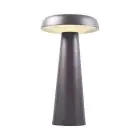 DFTP by Nordlux Tischlampe Arcello Metall Grau - 2.8W 300lm - 827 Extra Warmweiß | IP54