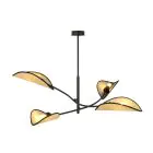 Emibig Deckenleuchte Lotus Stahl Schwarz | Geeignet für 4x E14 - Max 10W