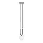 Emibig Pendelleuchte Glam Stahl Schwarz | Geeignet für 1x E14 - Max 10W