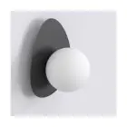 Emibig Wandleuchte Ovo Stahl Schwarz | Geeignet für 1x G9 - Max 8W