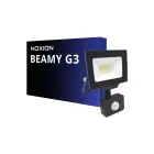 Noxion LED-Scheinwerfer Beamy G3.1 Schwarz 20W 2200lm 100D - 840 Kaltweiß | IP44 - Bewegungs- und Lichtsensor - Symmetrisch 
