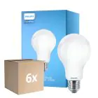 Mehrfachpackung 6x Philips Corepro LED Glühbirne E27 Birne Matt 17.5W 2452lm - 827 Extra Warmweiß | Ersatz für 150W